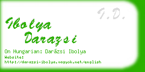 ibolya darazsi business card